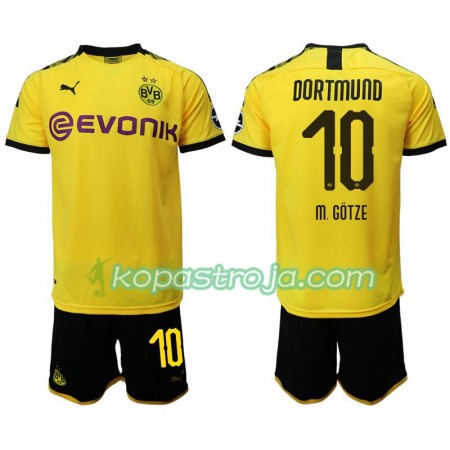 Billiga Fotbollströjor Borussia Dortmund Mario Gotze 10 Barn Hemma tröja 2019/20 Kortärmad